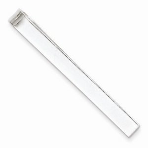 Engravable Sterling Silver Tie Bar