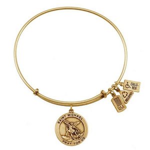 Wind   Fire  Saint Michael  Expandable Bracelet