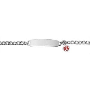 Stainless Steel Children s Medical ID Bracelet