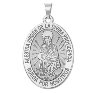 Nuestra Vigen de la Divina Providencia Medal   Oval  EXCLUSIVE 