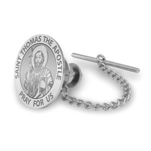 Saint Thomas the Apostle Religious Tie Tack   EXCLUSIVE 