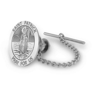 Saint Patrick Religious Tie Tack   EXCLUSIVE 