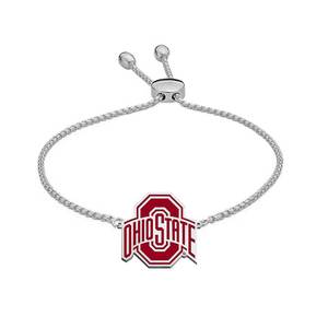 Ohio State University Color Enamel Logo Bracelet