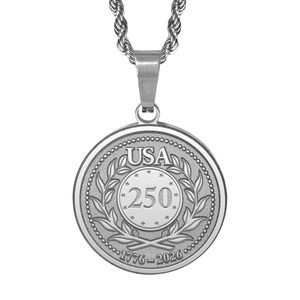 USA 250 Round Pendant