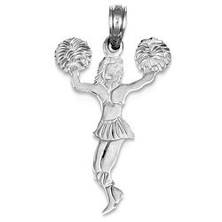 Cheerleader Charm or  Pendant