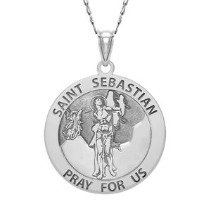 Saint Sebastian Religious Medal  EXCLUSIVE 