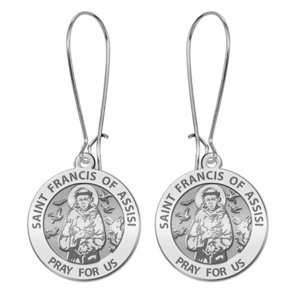 Saint Francis of Assisi  Earrings  EXCLUSIVE 