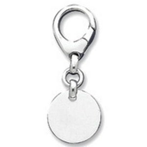 Engravable Sterling Silver Keychain