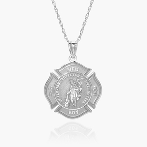 Customized Saint Florian Badge Religious Medal   EXCLUSIVE 