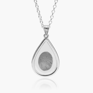 3D Teardrop Shape with Fingerprint