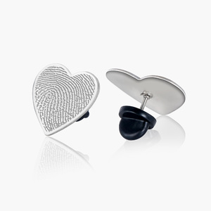 Heart Fingerprint Pin