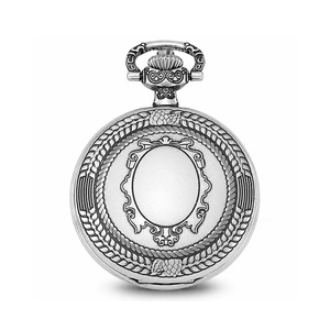 Charles Hubert Paris Antique Chrome Finish Hunter Case Mechanical Pocket Watch