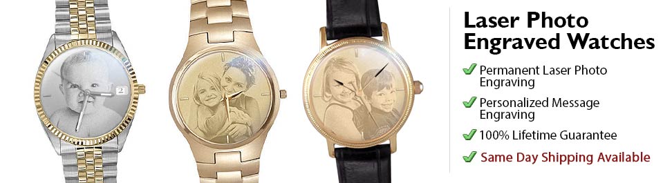 Photo Engraved Watches